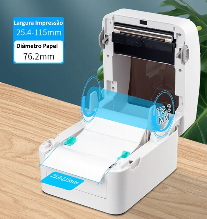 Impressora Térmica POS: USB, Bluetooth, 25/115mm - Xprinter XP-420B