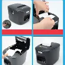 Impressora Térmica POS: USB + LAN, QRCode, 20/80mm - Xprinter XP-T80B
