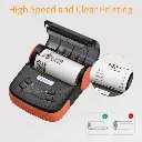 Mini Impressora Térmica Portátil: USB + Bluetooth + Bateria, QRCode, 80mm - PT-300B