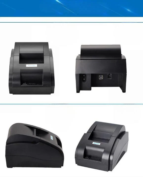 Impressora Térmica Portátil POS: USB + Bluetooth, QRCode, 57/60mm - Xprinter XP-58IIH